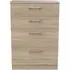 Devon 4 Drawer Deep Chest - Bardolino, Oak Effect