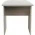 Devon Oak Effect Padded Dressing Stool - Bardolino