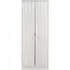 Diamond 2 Door Tall Wardrobe - White