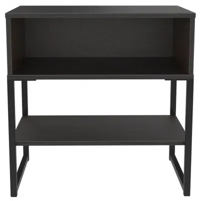 Diego Bedside Table - Black, Particle Wood image