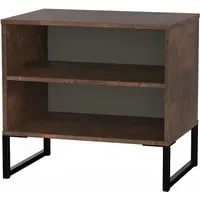 Diego Midi Bedside Table - Copper and Black