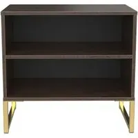 Diego Midi Bedside Table - Copper and Gold