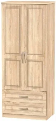 Dorset 2 Door 2 Drawer Double Wardrobe - Bardolino image
