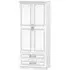 Dorset 2 Door 2 Drawer Double Wardrobe - White