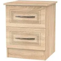 Dorset 2 Drawer Bedside Cabinet - Bardolino