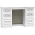 Dorset 6 Drawer Double Dressing Table - White
