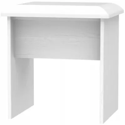 Dorset Padded Dressing Stool - White