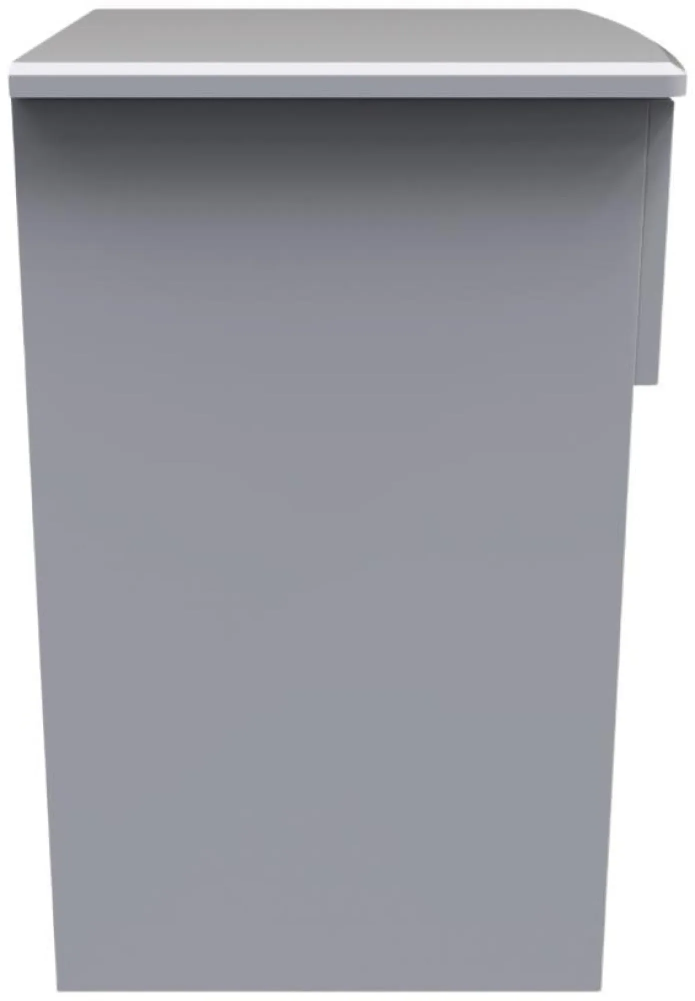 Eve 1 Drawer Bedside Table with Lock - Grey