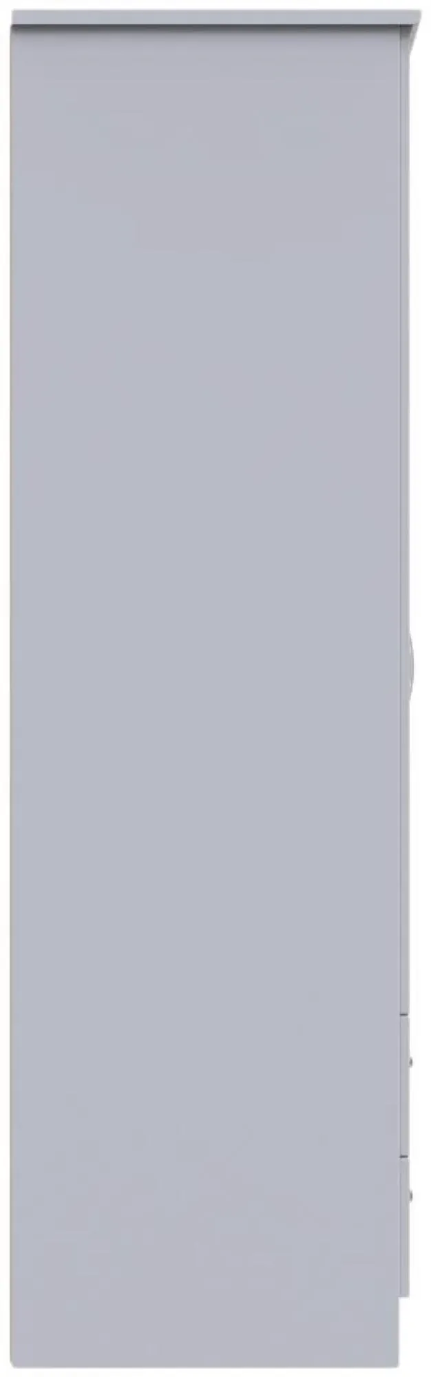 Eve 2 Door 2 Drawer Double Wardrobe - Grey