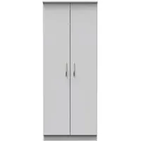 Eve 2 Door Tall Wardrobe - Grey