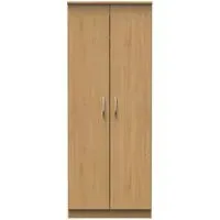 Eve 2 Door Tall Wardrobe - Oak