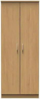 Eve 2 Door Tall Wardrobe - Oak