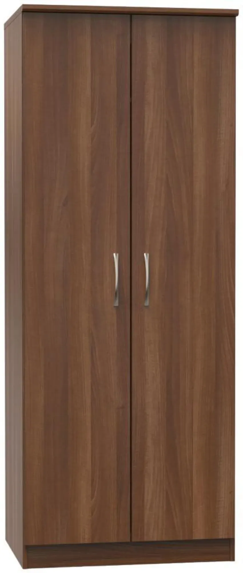 Eve 2 Door Tall Wardrobe - Walnut