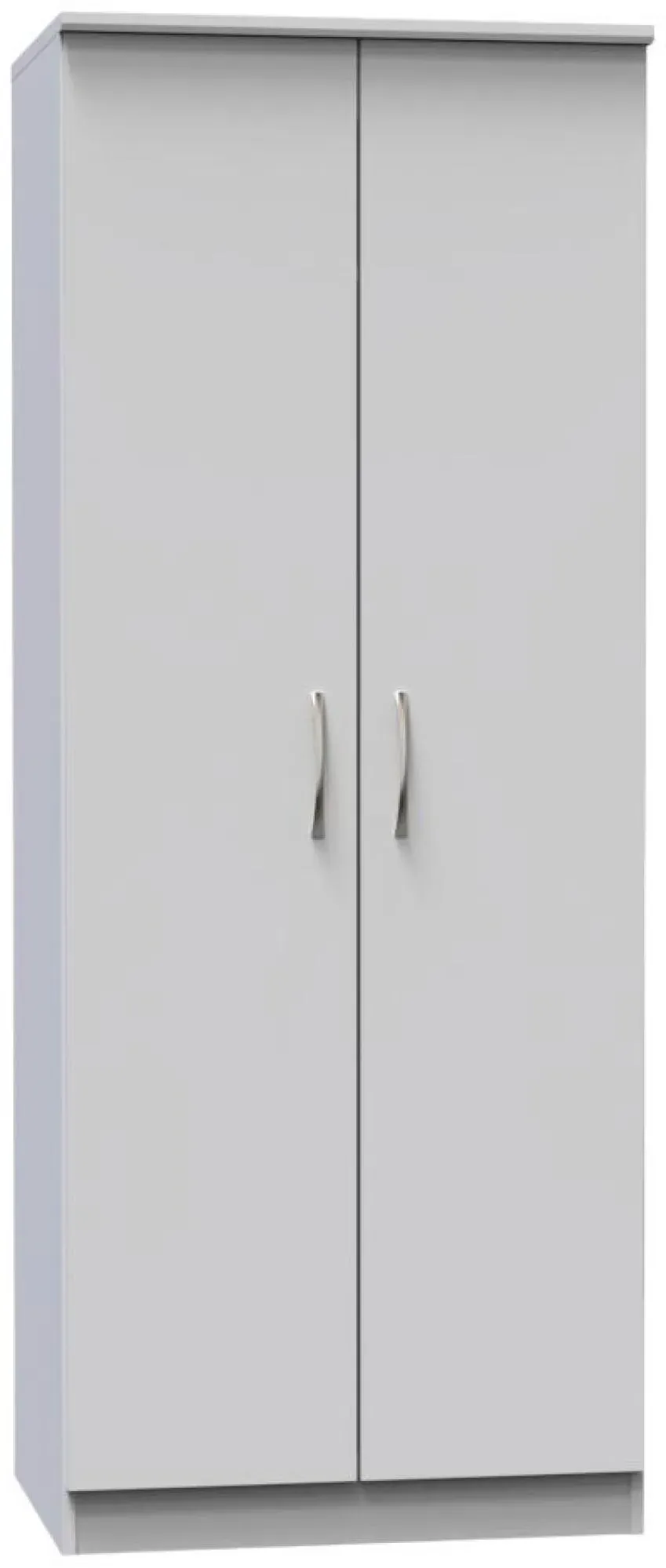 Eve 2 Door Wardrobe - Grey