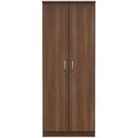 Eve 2 Door Wardrobe - Walnut