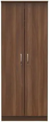 Eve 2 Door Wardrobe - Walnut