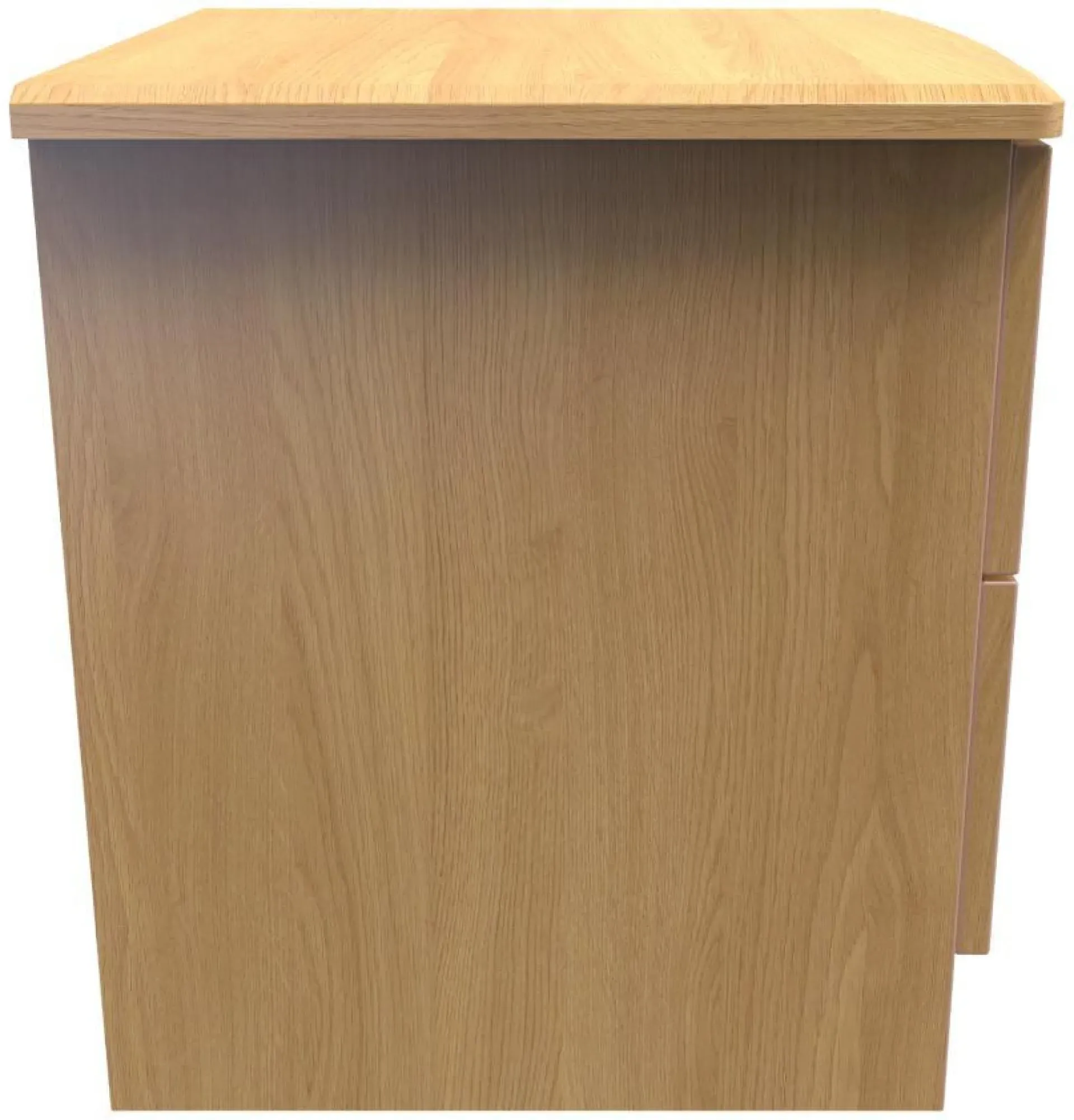 Eve 2 Drawer Bedside Cabinet - Oak