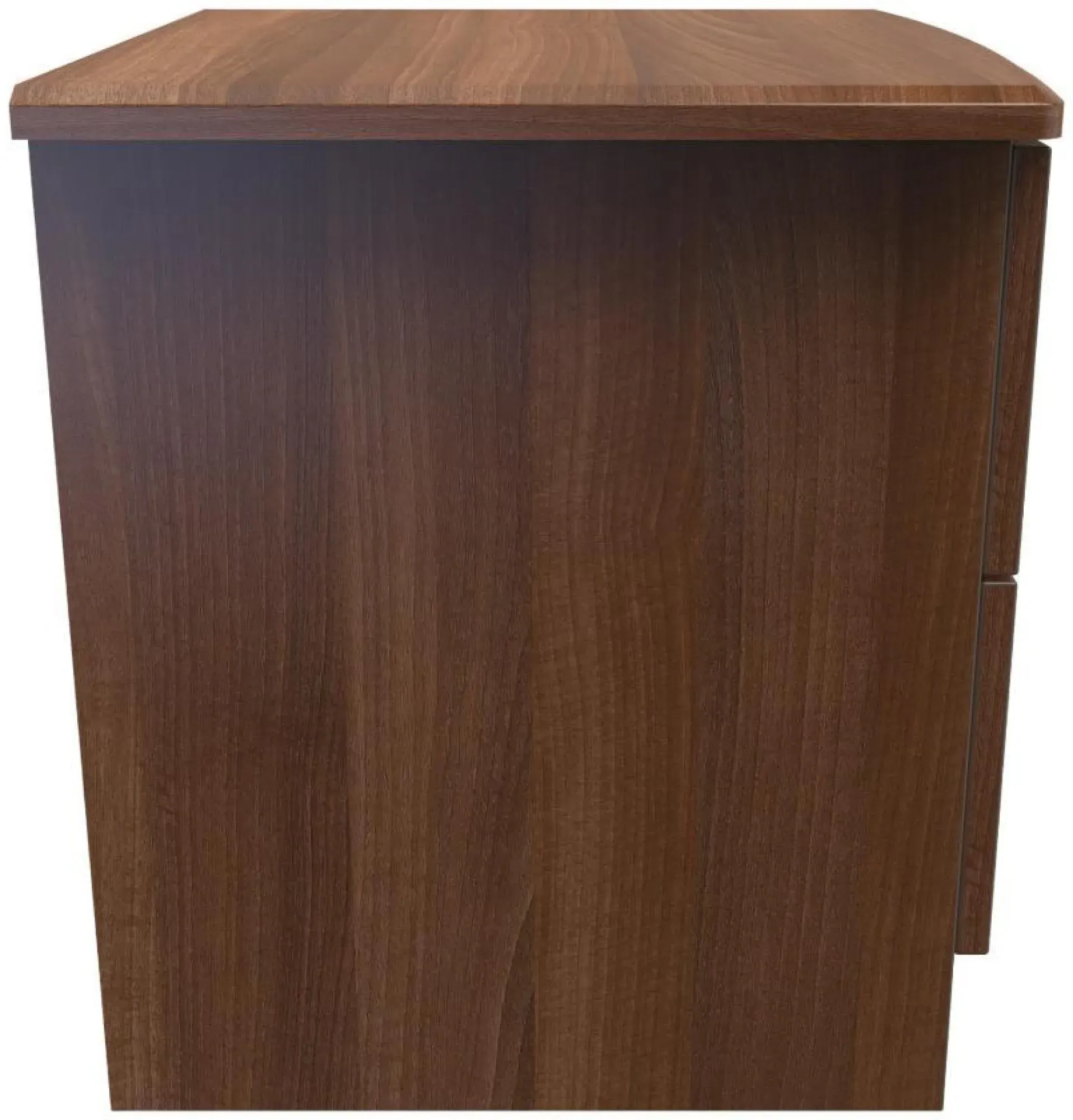 Eve 2 Drawer Bedside Cabinet - Walnut