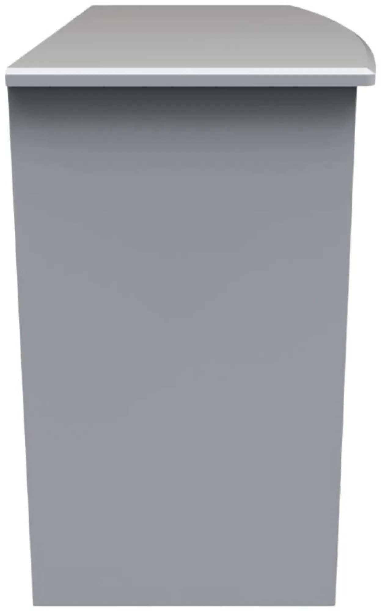 Eve 3 Drawer Desk - Grey
