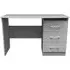 Eve 3 Drawer Desk - Grey