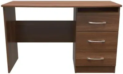 Eve 3 Drawer Desk - Walnut