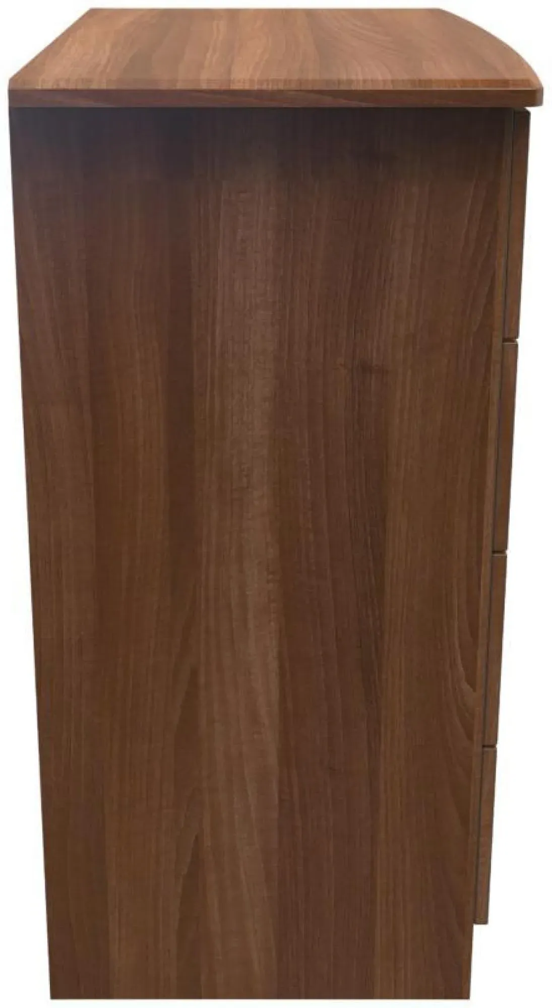 Eve 4 Drawer Chest - Walnut Effect