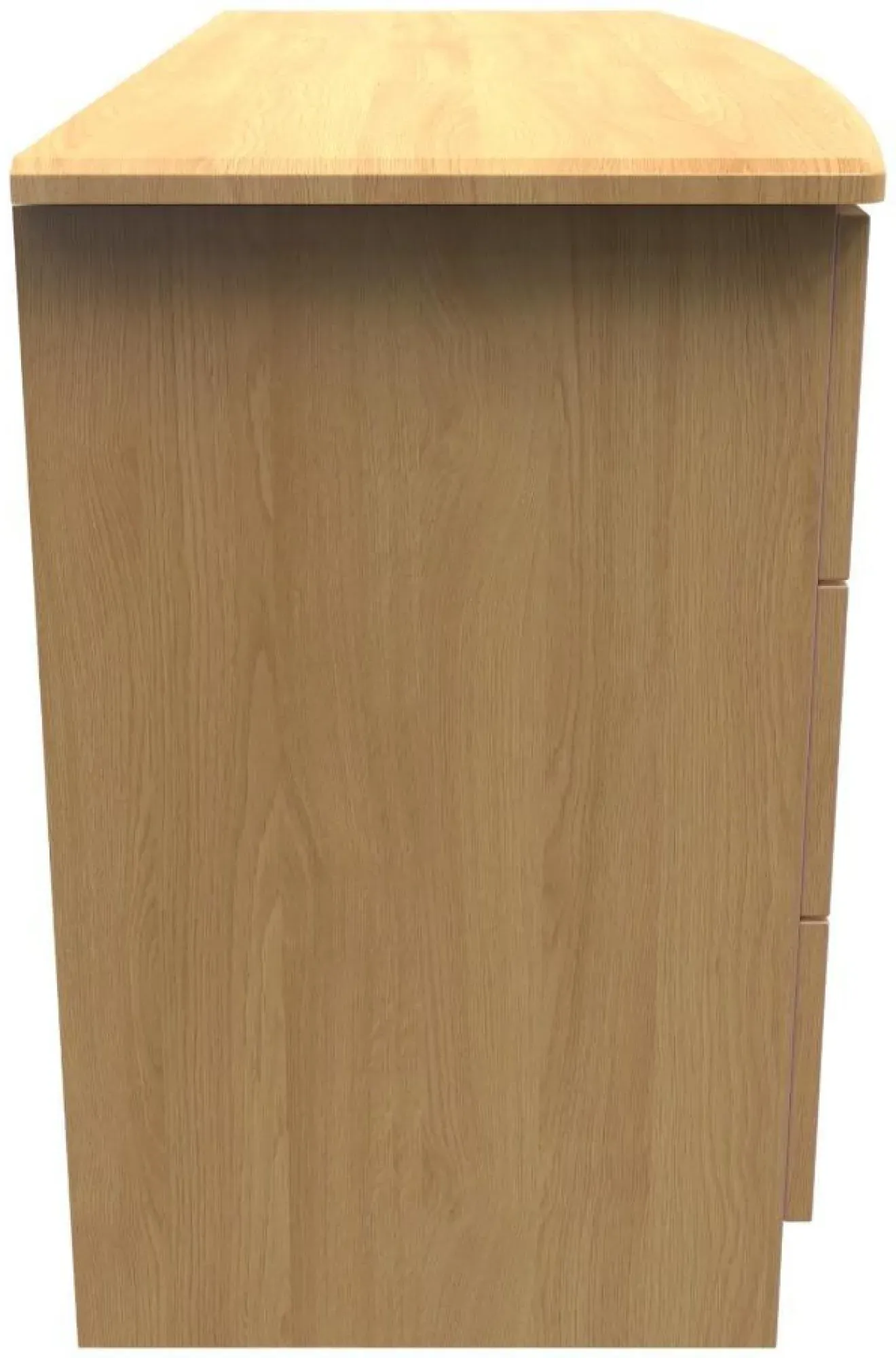 Eve 6 Drawer Midi Dresser - Oak