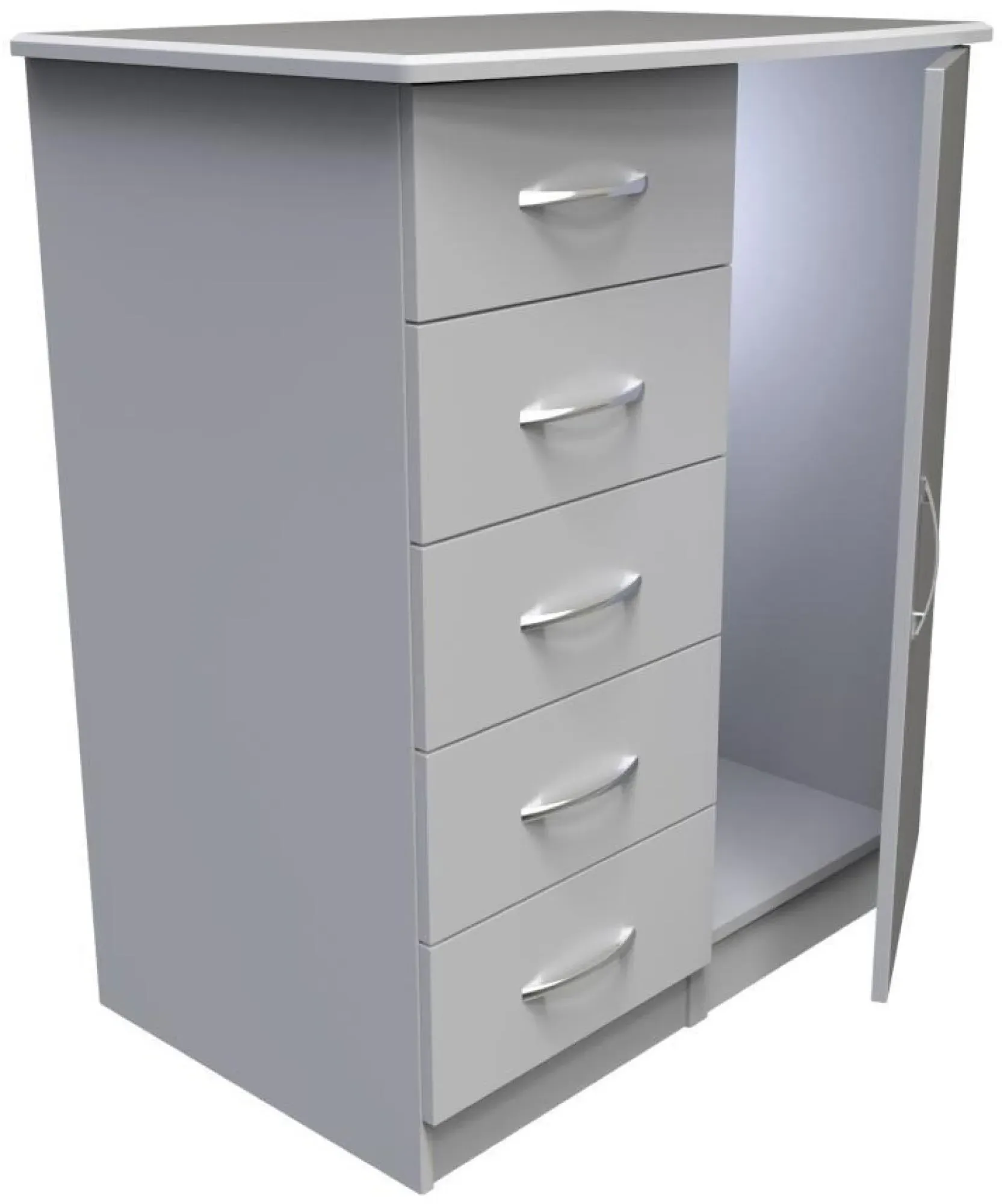 Eve Midi Wardrobe - Grey