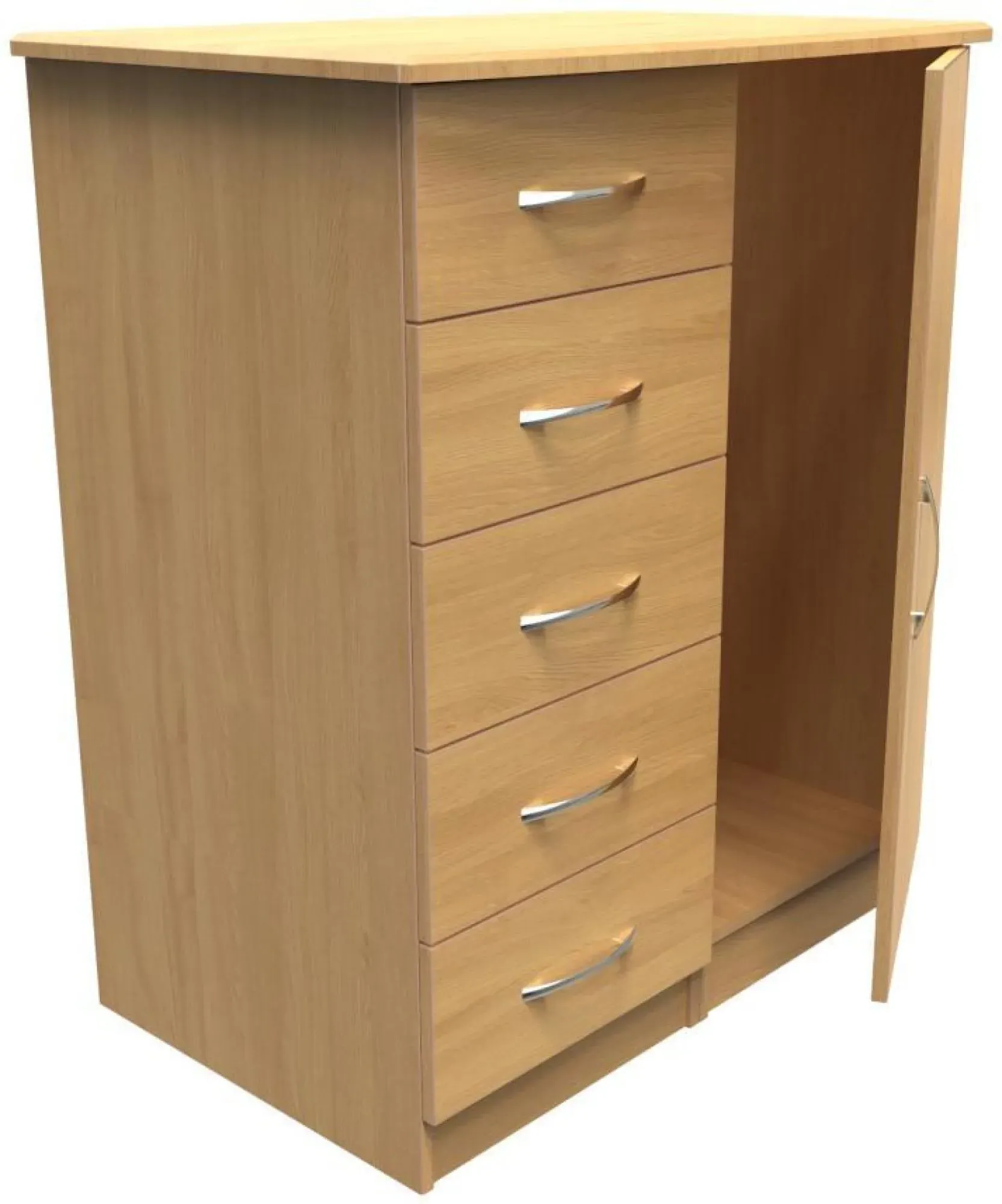 Eve Midi Wardrobe - Oak