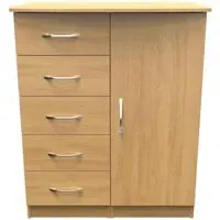 Eve Midi Wardrobe - Oak