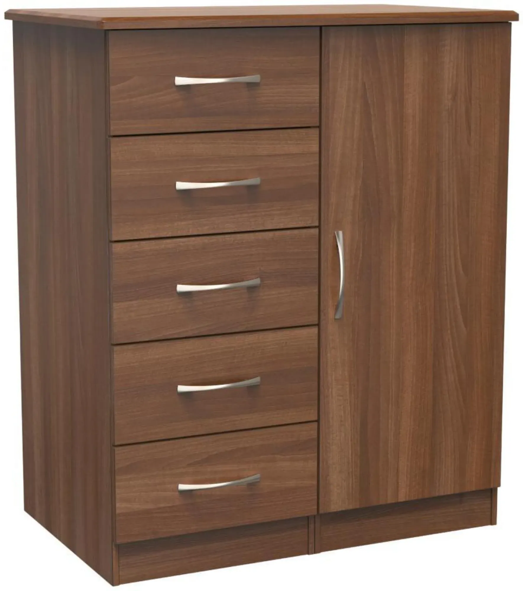 Eve Midi Wardrobe - Walnut