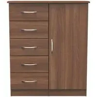 Eve Midi Wardrobe - Walnut