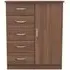 Eve Midi Wardrobe - Walnut