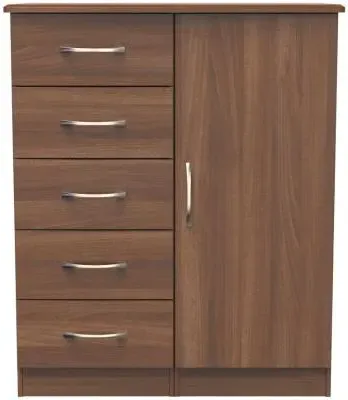 Eve Midi Wardrobe - Walnut