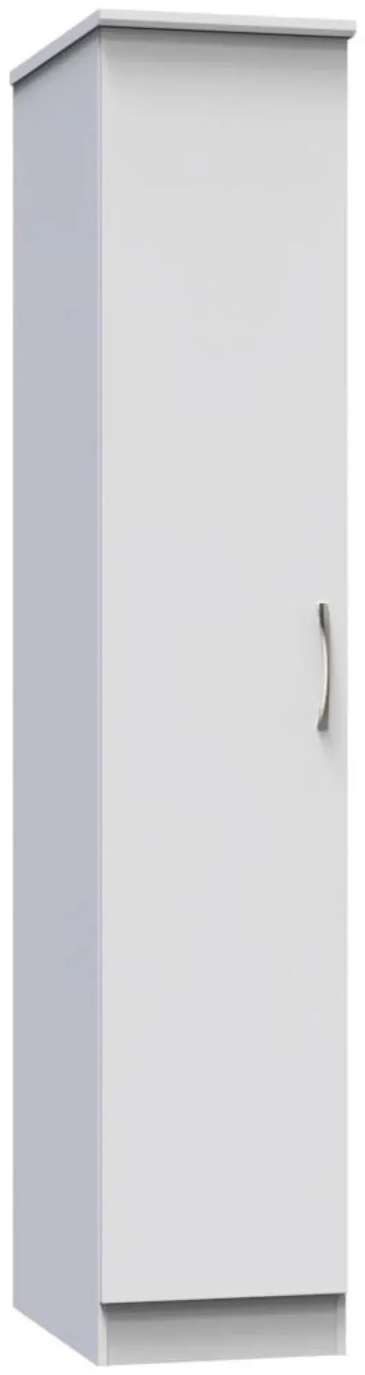 Eve Single Door Wardrobe - Grey