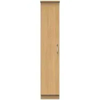 Eve Single Door Wardrobe - Oak