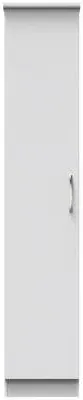 Eve Single Tall Wardrobe - Grey image