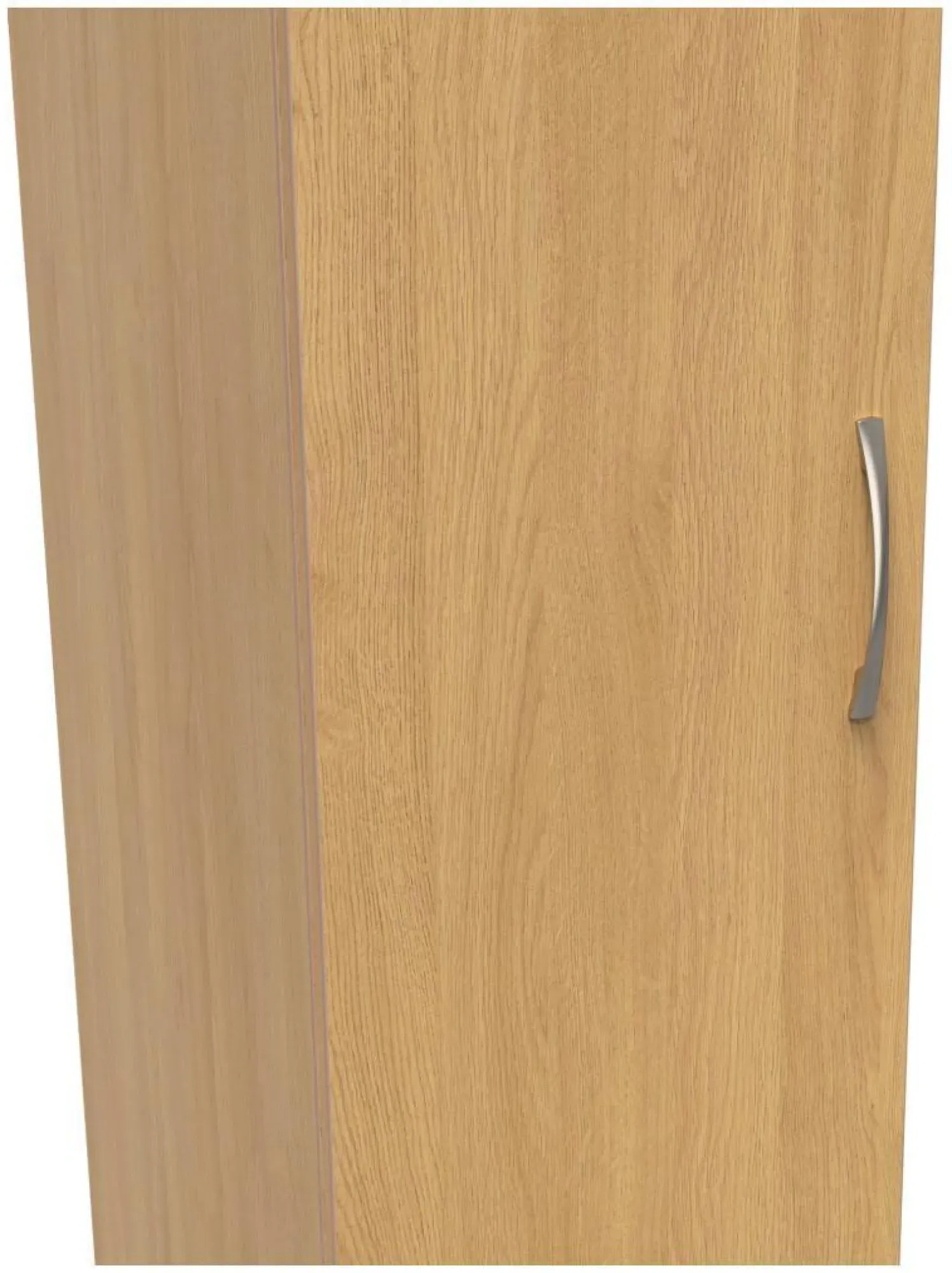 Eve Single Tall Wardrobe - Oak