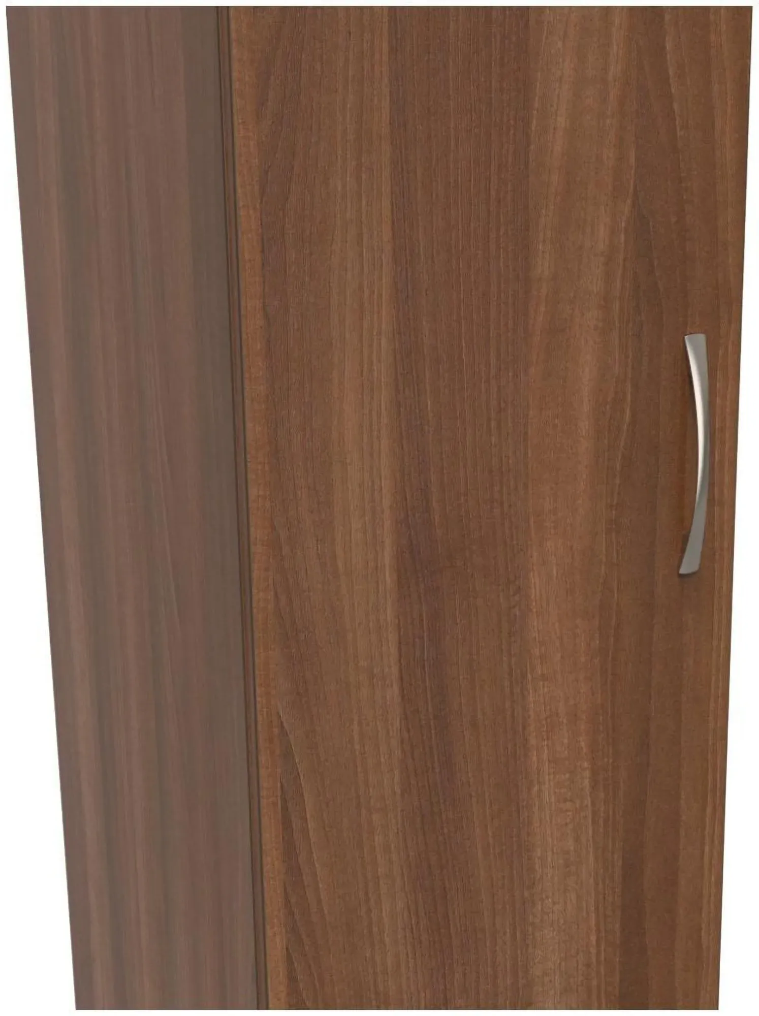 Eve Single Tall Wardrobe - Walnut