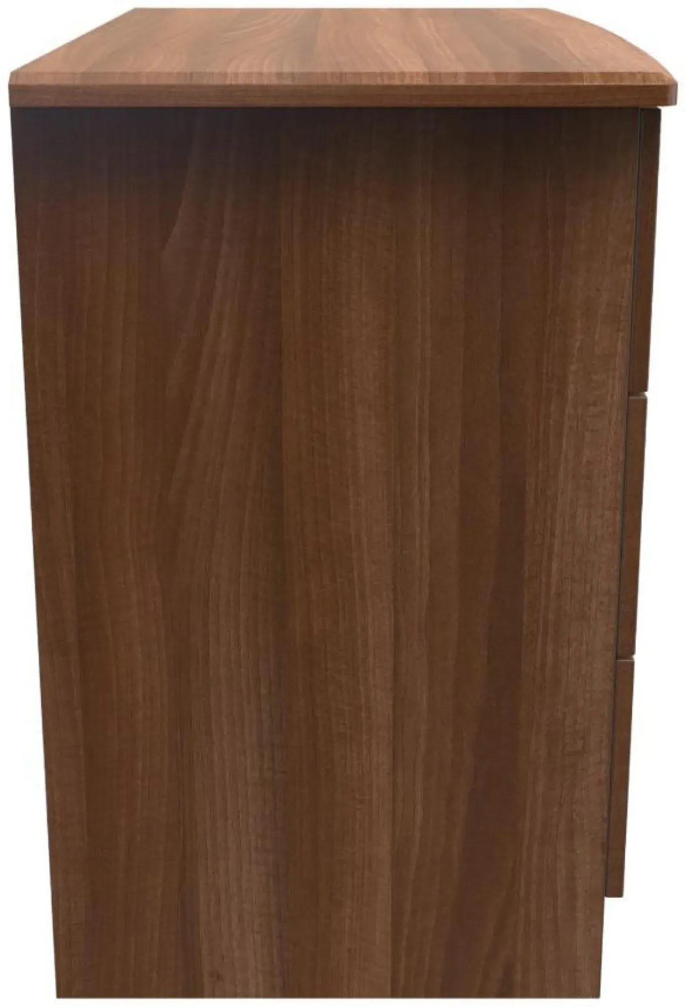 Eve Small 3 Drawer Chest - Walnut