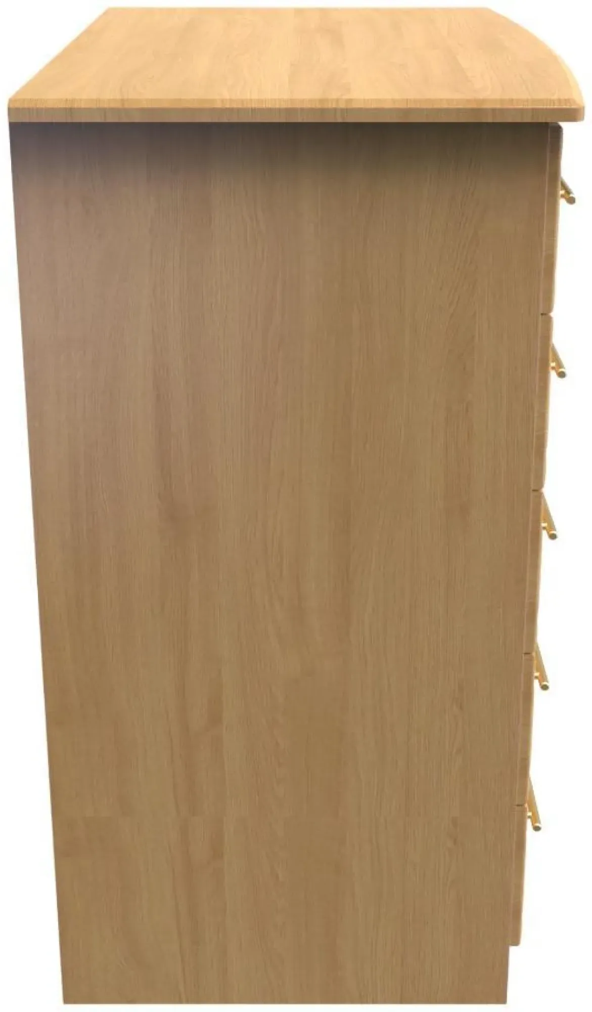Faye 1 Door Midi Wardrobe - Oak