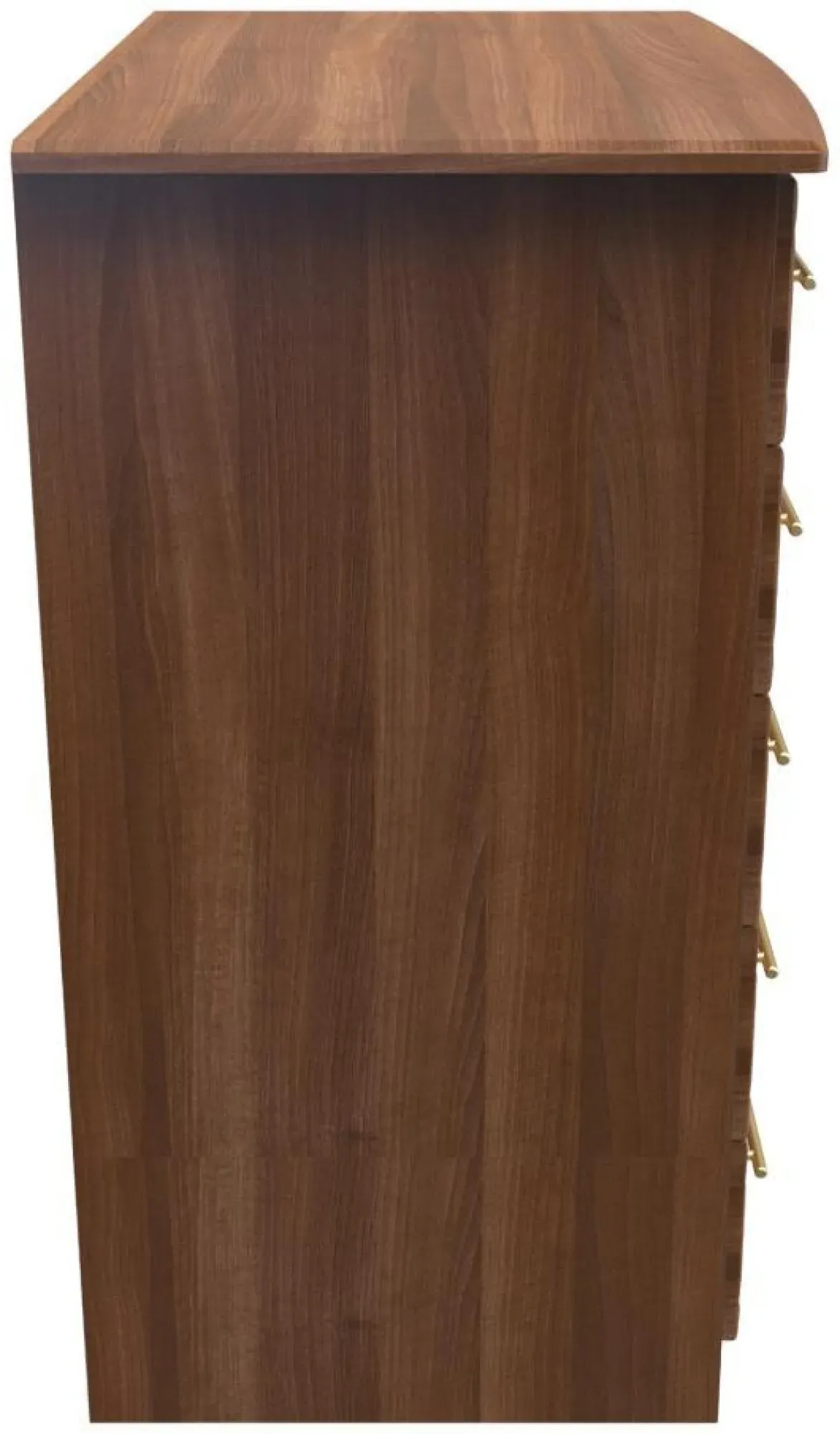 Faye 1 Door Midi Wardrobe - Walnut