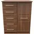Faye 1 Door Midi Wardrobe - Walnut