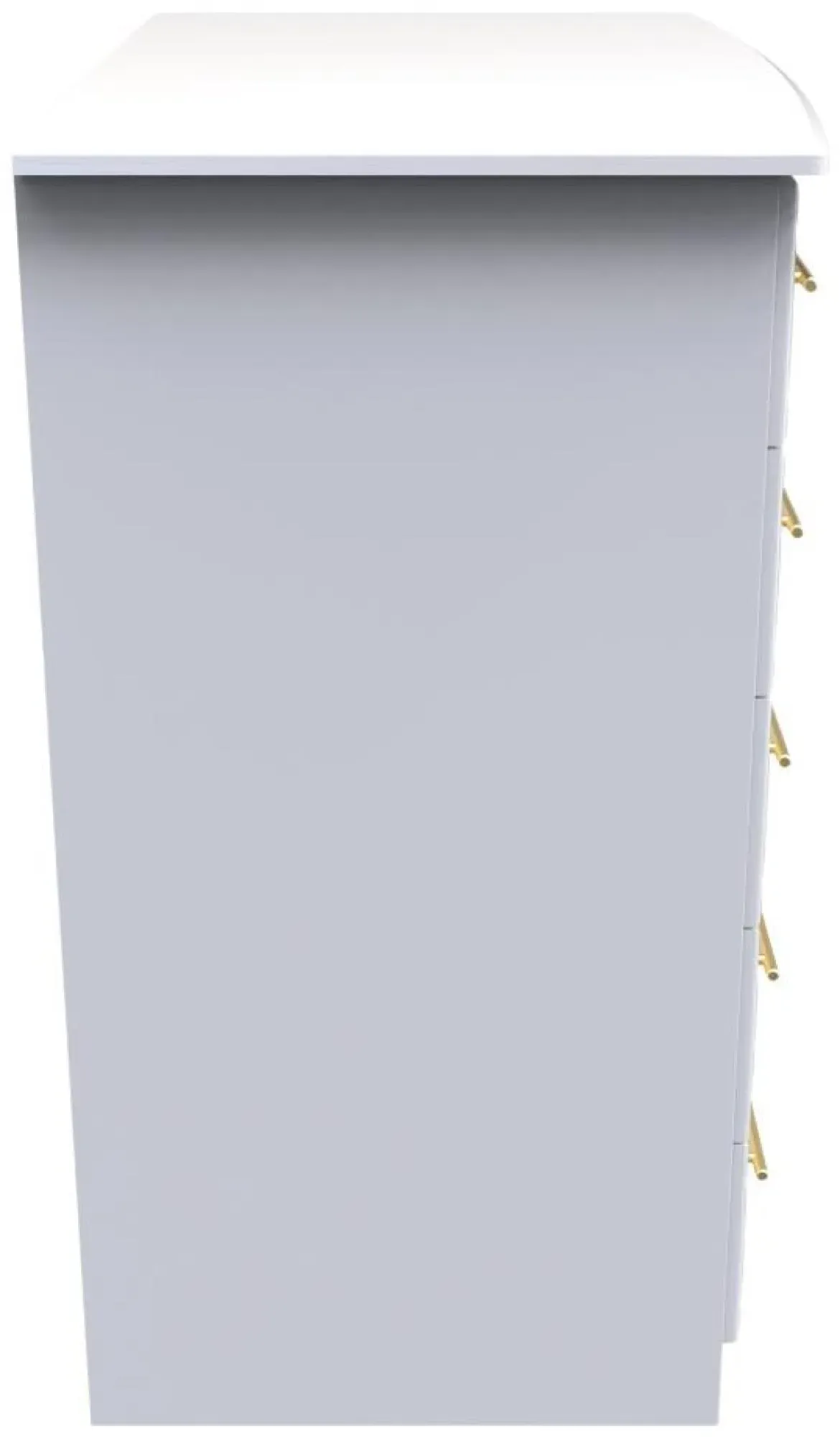 Faye 1 Door Midi Wardrobe - White
