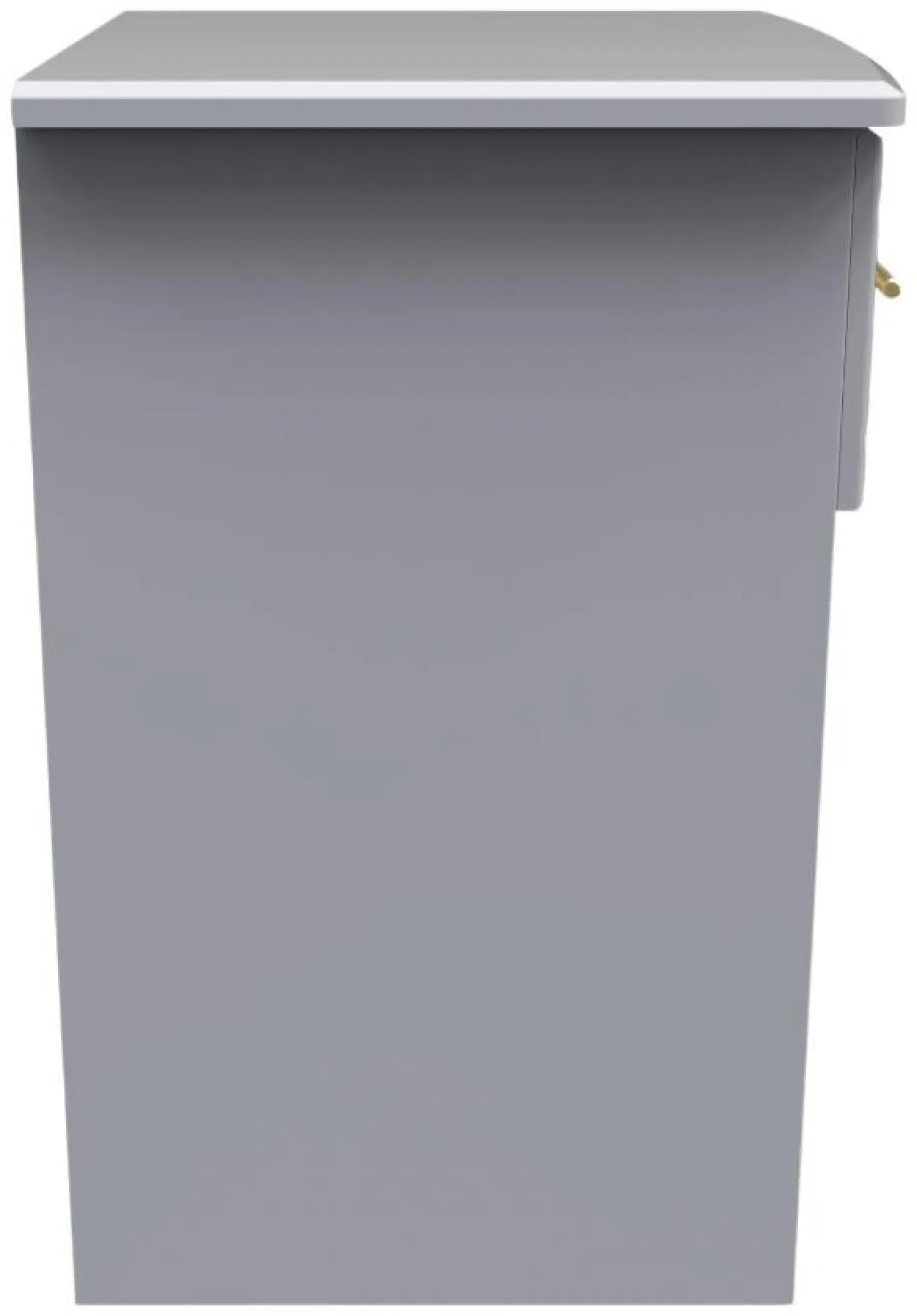 Faye 1 Drawer Bedside Cabinet - Grey