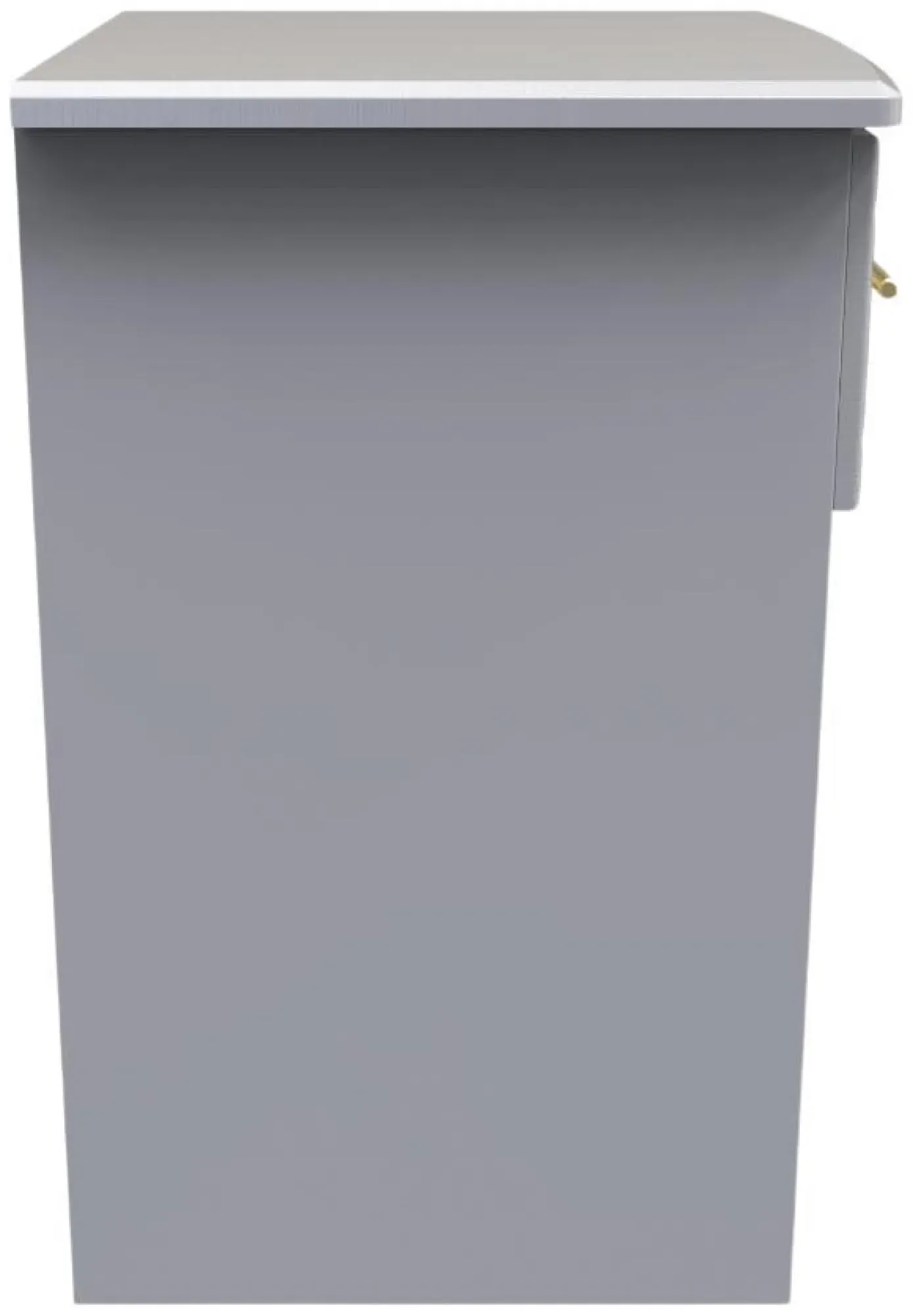 Faye 1 Drawer Bedside Cabinet - Grey Ash