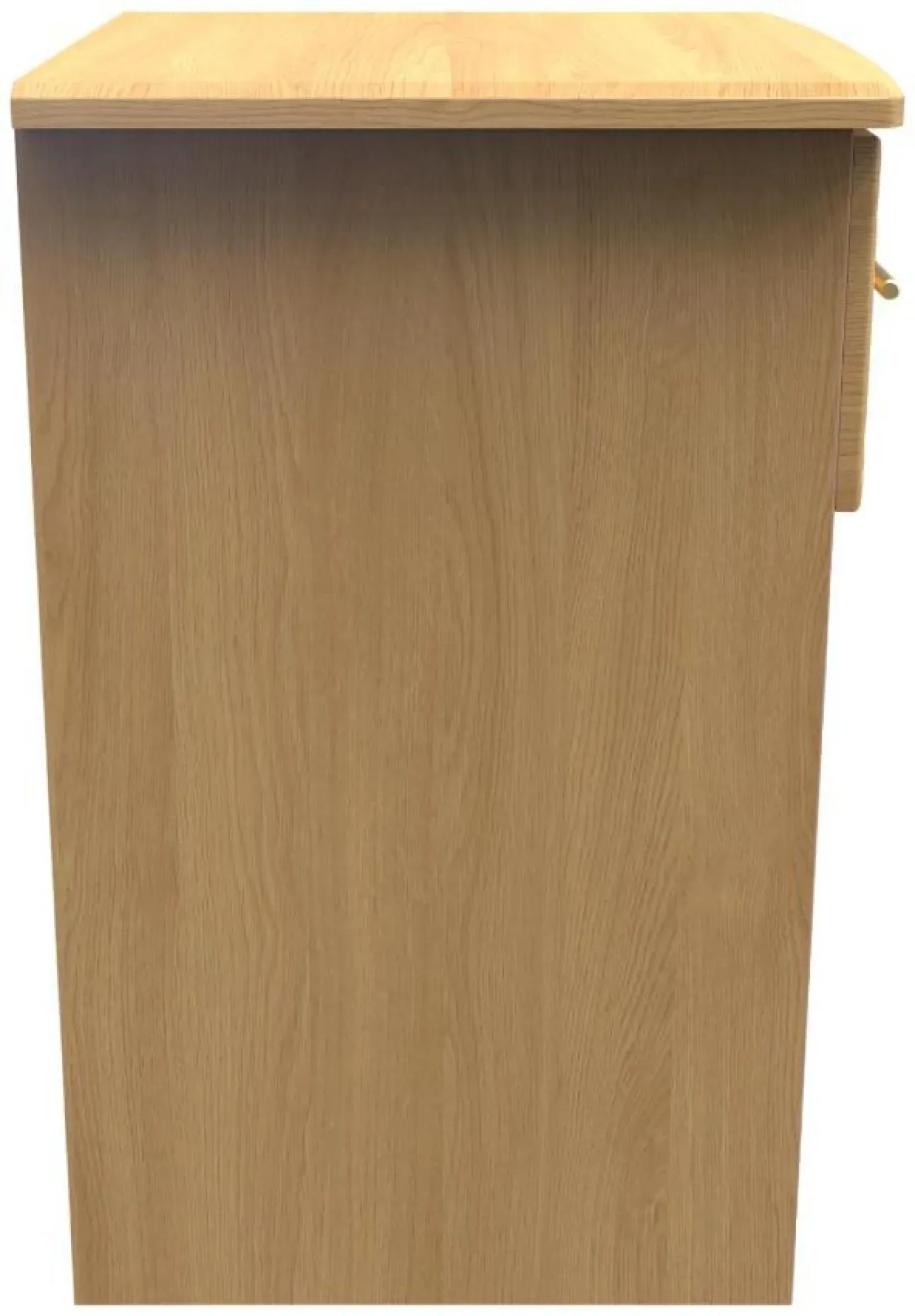 Faye 1 Drawer Bedside Cabinet - Oak