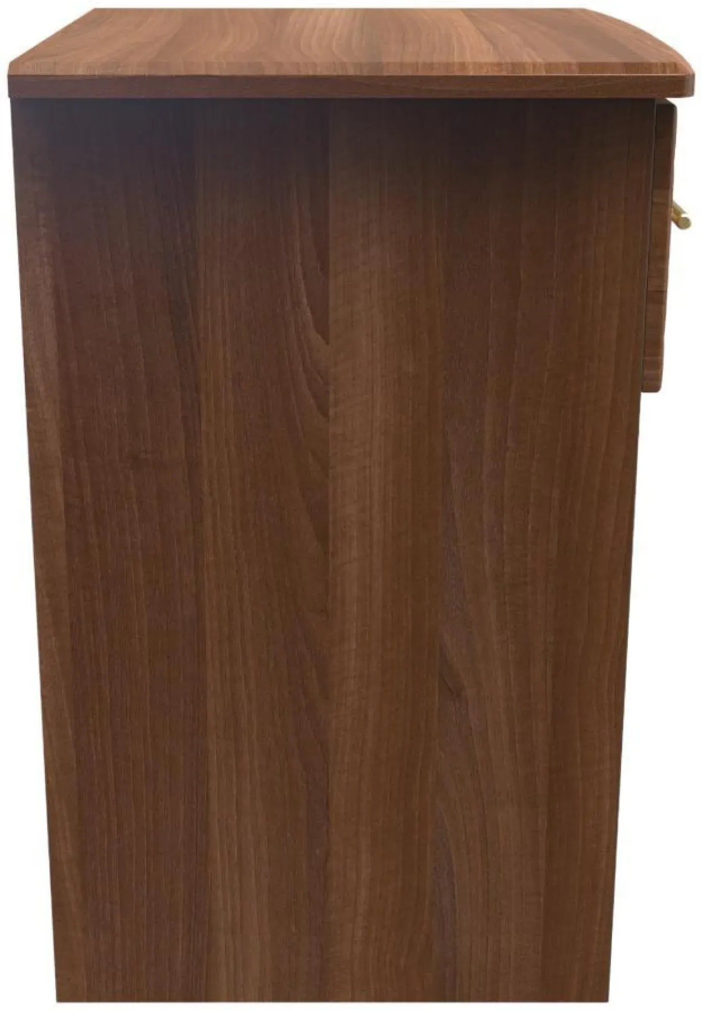 Faye 1 Drawer Bedside Cabinet - Walnut