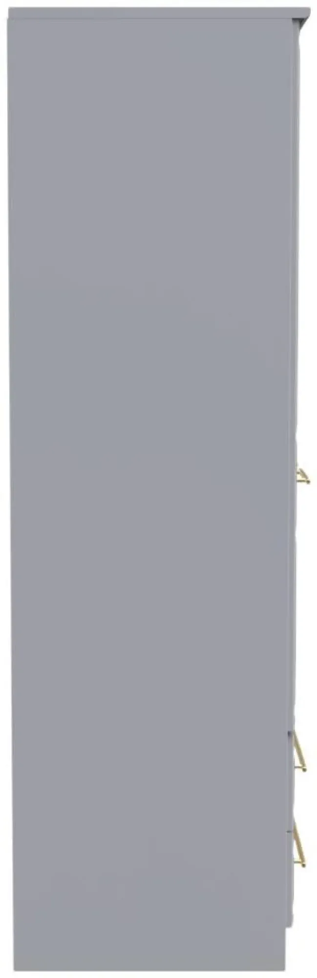 Faye 2 Door 2 Drawer Double Wardrobe - Grey