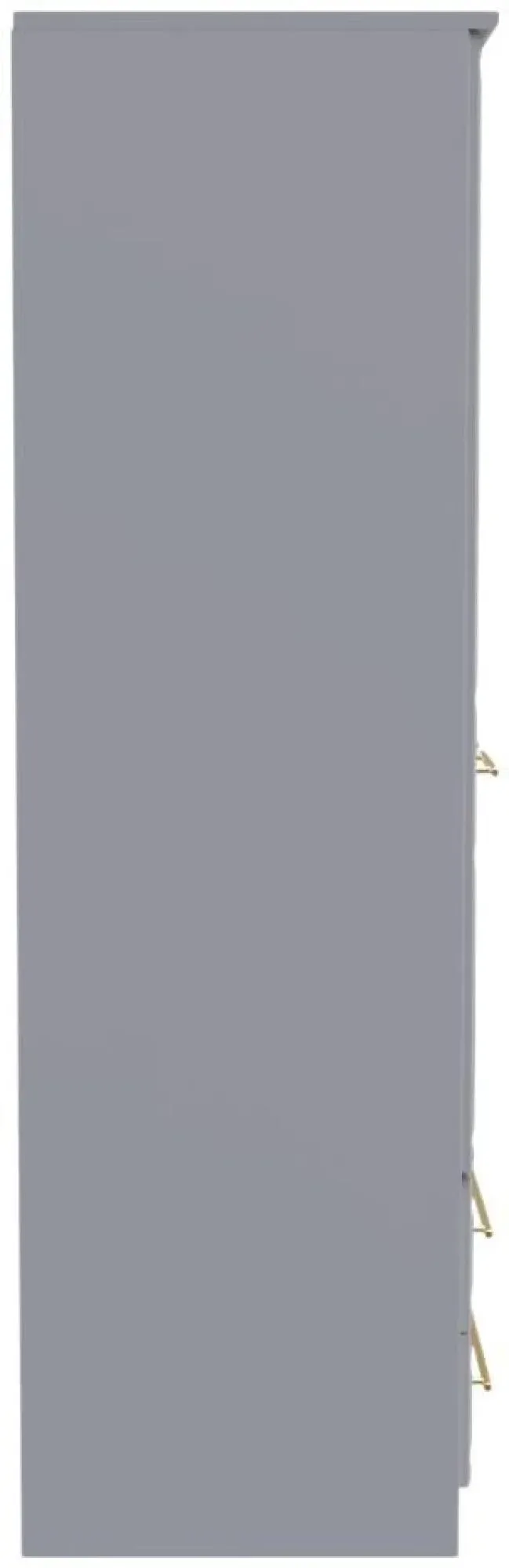 Faye 2 Door 2 Drawer Double Wardrobe - Grey Ash